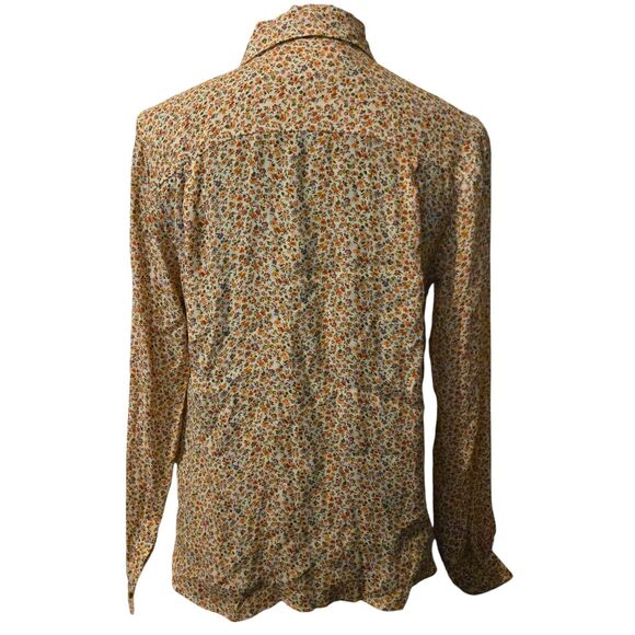 Trovata Birds Of Paradis S Silk Blend Jacquelin Bellflower Ditsy Print Luxury - Picture 2 of 10